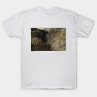 A Ravine in the Pass of St Gotthard T-Shirt